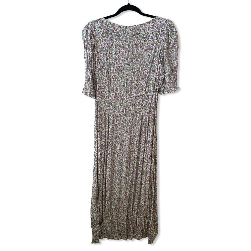 & Other Stories Printed Button Up Midi Dress Flor… - image 9